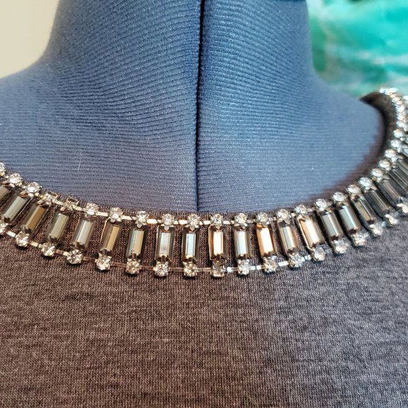 Cynthia Rowley Sheath Dress with Jeweled Neck - Picture 3 of 3